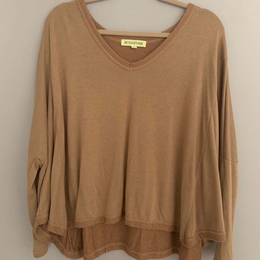 Rose cropped sweater